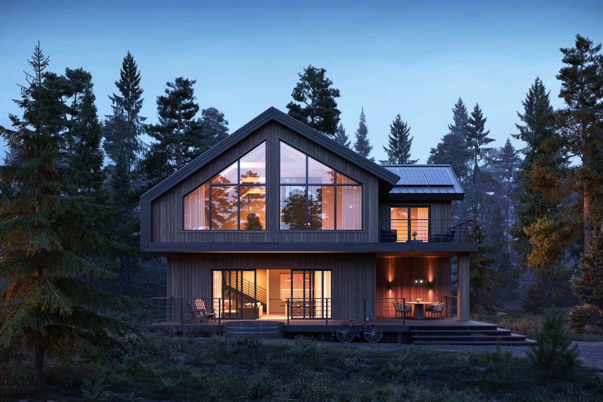 Detached residential home.